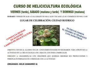 curso de helicicultura ecológica